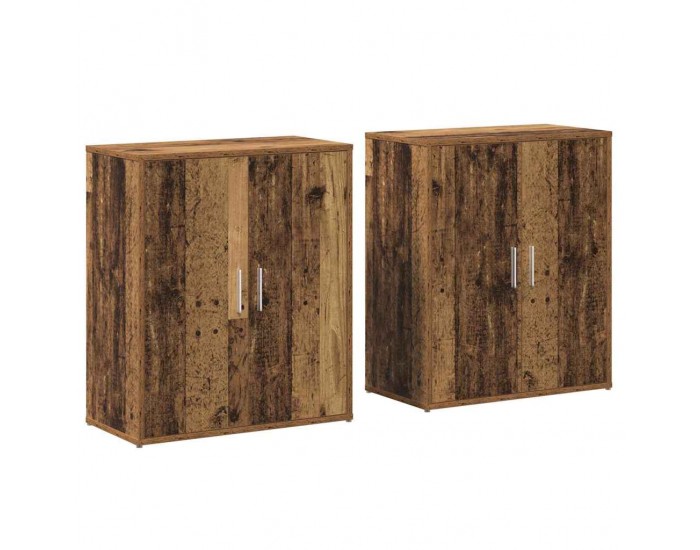 Sonata H Висок шкаф 2 pcs Старо дърво 60 x 31 x 70 см Инженерно дърво
