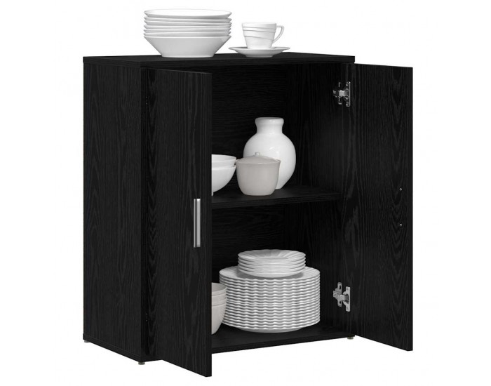 Sonata H Висок шкаф 2 pcs Черен дъб 60 x 31 x 70 см Инженерно дърво