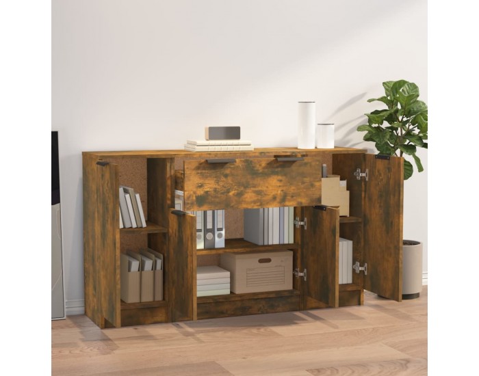 Sonata H Сайдборди, 3 бр, опушен дъб, инженерно дърво