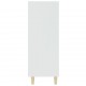 Sonata H Сайдборд, бял, 69,5x32,5x90 см, инженерно дърво