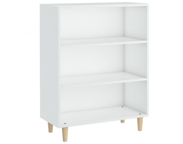 Sonata H Сайдборд, бял, 69,5x32,5x90 см, инженерно дърво