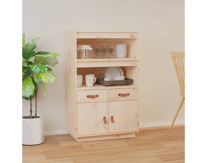 Sonata H Висок шкаф, 67x40x108,5 см, борово дърво масив