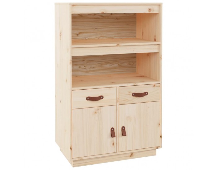 Sonata H Висок шкаф, 67x40x108,5 см, борово дърво масив