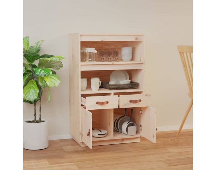 Sonata H Висок шкаф, 67x40x108,5 см, борово дърво масив