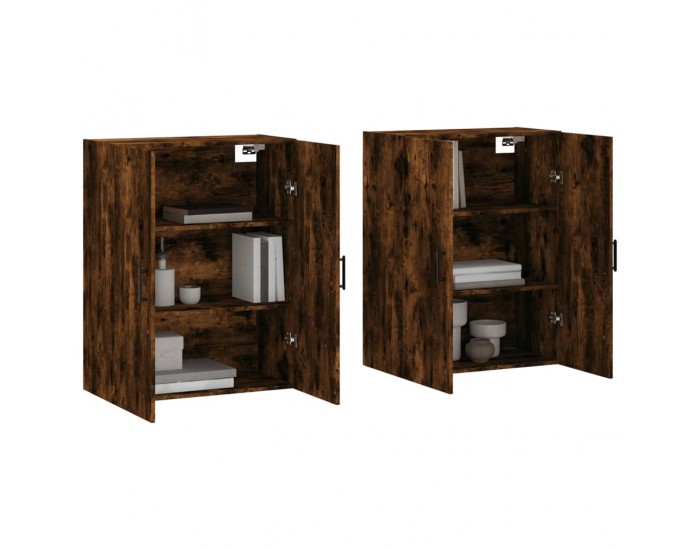 Sonata H Стенни шкафове, 2 бр, опушен дъб, 69,5x34x90 см