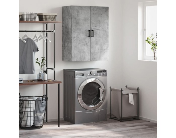 Sonata H Стенен шкаф бетонно сив 69,5x34x90 см