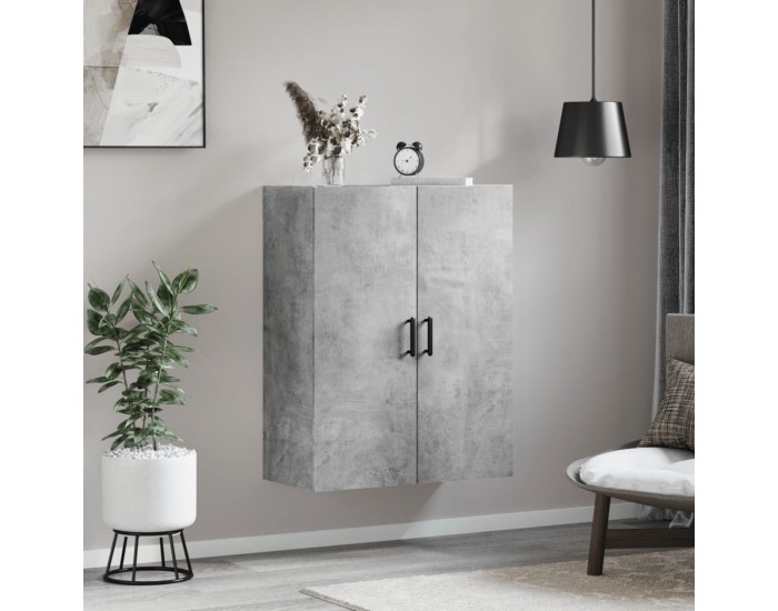 Sonata H Стенен шкаф бетонно сив 69,5x34x90 см