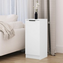 Sonata H Сайдборд, бял, 30x30x70 см, инженерно дърво - Шкафове, Витрини, Модулни секции