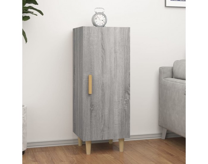 Sonata H Сайдборд, сив сонома, 34,5x34x90 см, инженерно дърво