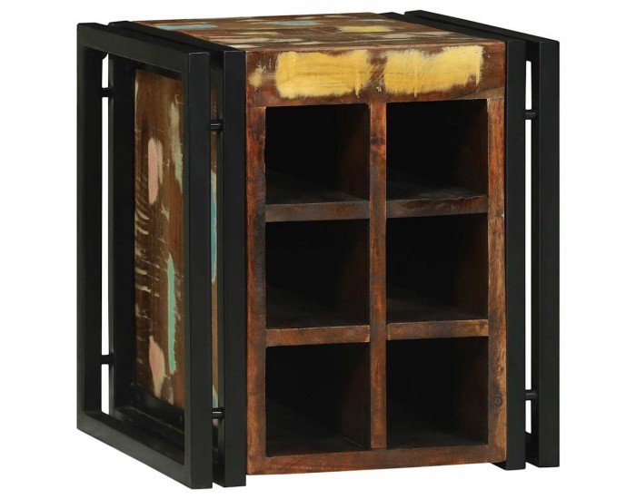 Sonata H Винен рафт 34.5 x 35 x 39 см Масивна регенерирана дървесина