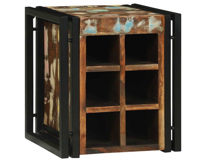 Sonata H Винен рафт 34.5 x 35 x 39 см Масивна регенерирана дървесина