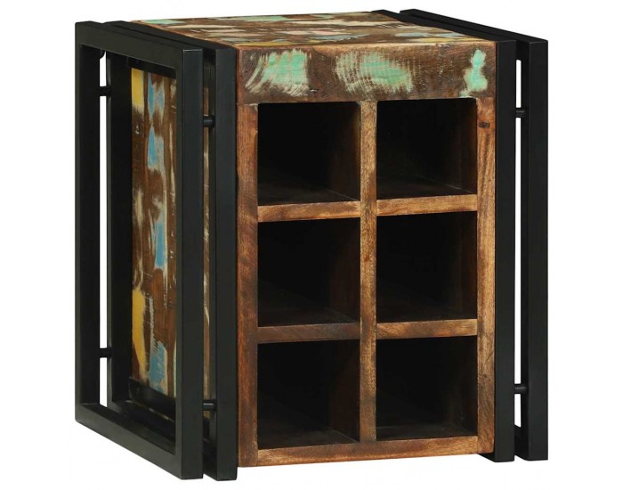 Sonata H Винен рафт 34.5 x 35 x 39 см Масивна регенерирана дървесина