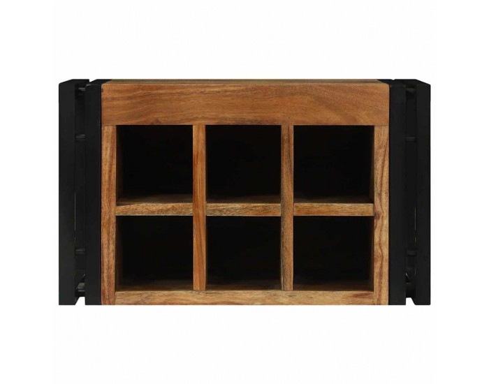 Sonata H Винен рафт 46 x 35 x 27.5 см Масивна акациева дървесина