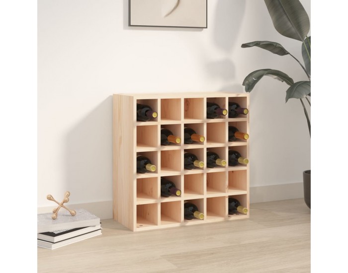 Sonata H Шкаф за вино, 56x25x56 см, масивна дървесина, бор