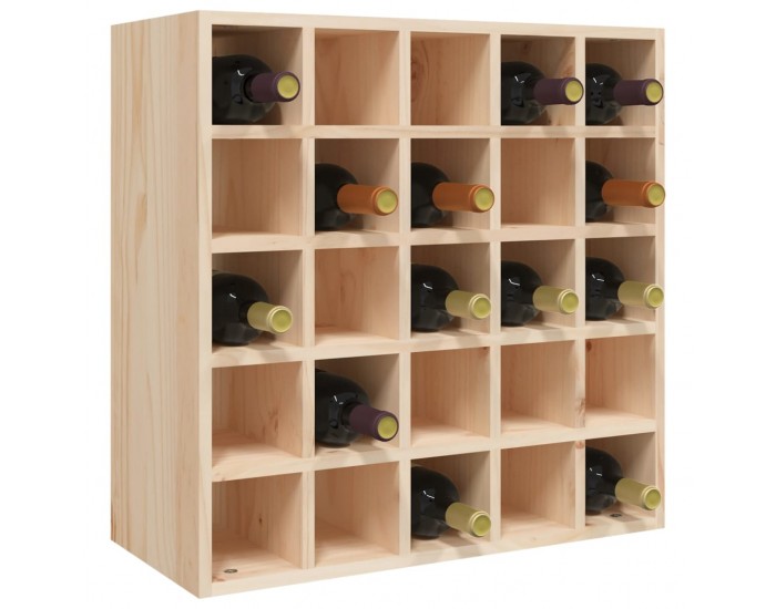 Sonata H Шкаф за вино, 56x25x56 см, масивна дървесина, бор