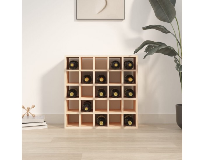 Sonata H Шкаф за вино, 56x25x56 см, масивна дървесина, бор