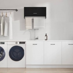 Sonata H Гардероб със съхранение Черно 70 x 32.5 x 35 cm Инженерно дърво - Спалня