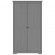 Sonata H Гардероб BODO, сив, 99x53,5x173 см, бор масив