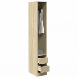 Sonata H Гардероб, дъб сонома, 30x50x200 см, инженерно дърво - Гардероби