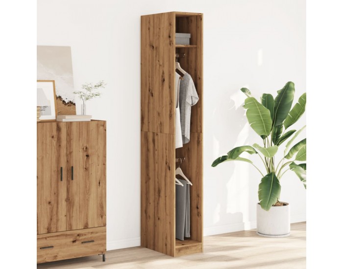 Sonata H Гардероб, дъб артизан, 30x50x200 см, инженерно дърво