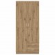 Sonata H Гардероб Artisan Дъб 80x52x180 cm Инженерна дървесина