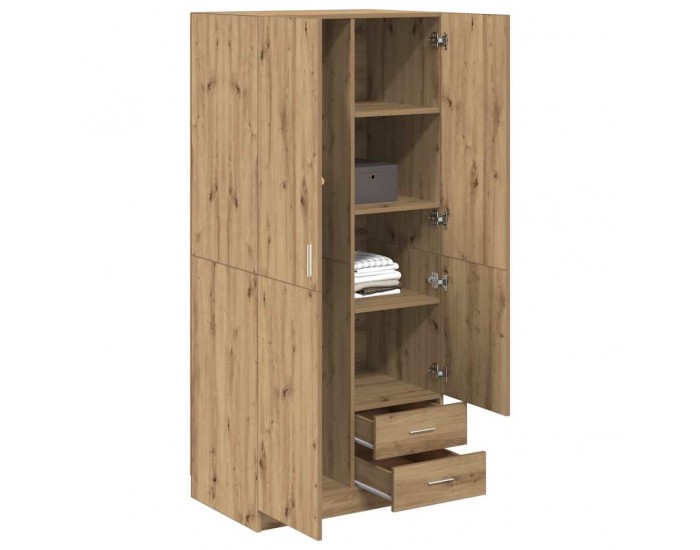 Sonata H Гардероб Artisan Дъб 80x52x180 cm Инженерна дървесина