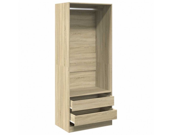 Sonata H Гардероб, дъб сонома, 80x50x200 см, инженерно дърво