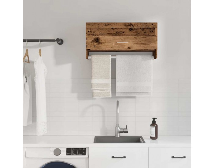 Sonata H Гардероб Старо дърво 70x32,5x35 cm Инженерна дървесина