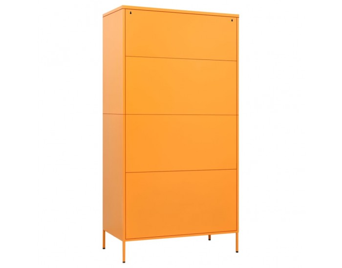 Sonata H Гардероб, горчица жълто, 90x50x180 см, стомана