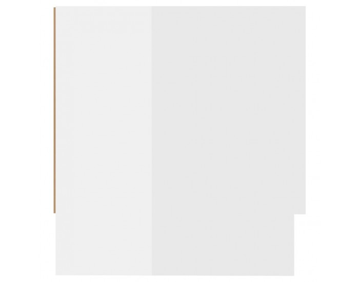 Sonata H Гардероб, бял гланц, 100x32,5x35 см, инженерно дърво