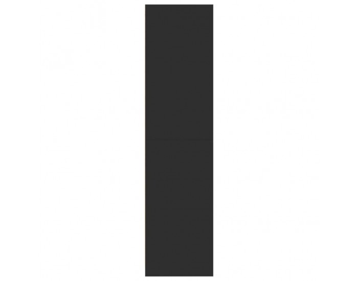 Sonata H Гардероб, черен, 80x50x200 см, инженерно дърво