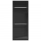 Sonata H Гардероб, черен, 80x50x200 см, инженерно дърво