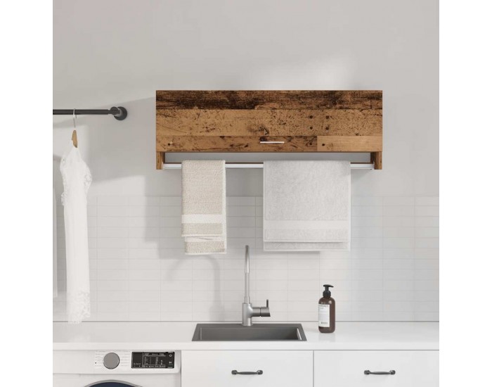 Sonata H Гардероб от старо дърво 100x32,5x35 cm Инженерна дървесина