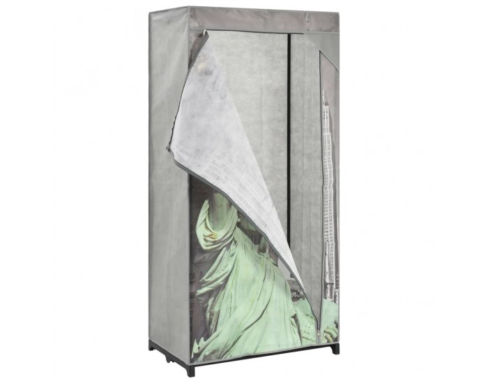 Sonata H Гардероб Ню Йорк, 75x45x160 см, текстил