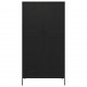 Sonata H Гардероб, черен, 90x50x180 см, стомана