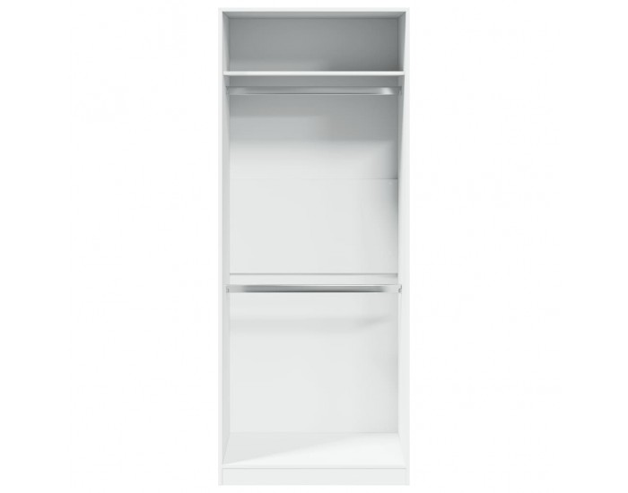 Sonata H Гардероб, бял, 80x50x200 см, инженерно дърво