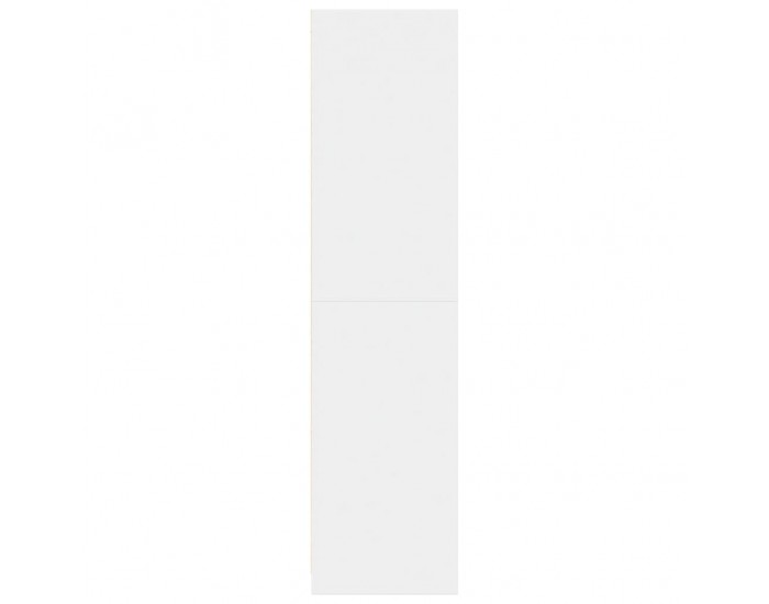 Sonata H Гардероб, бял, 80x50x200 см, инженерно дърво