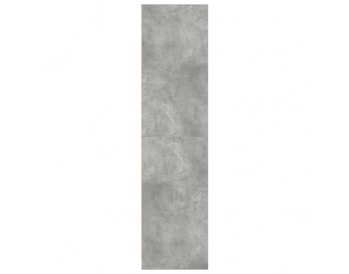 Sonata H Гардероб, бетоново сив, 50x50x200 см, инженерно дърво