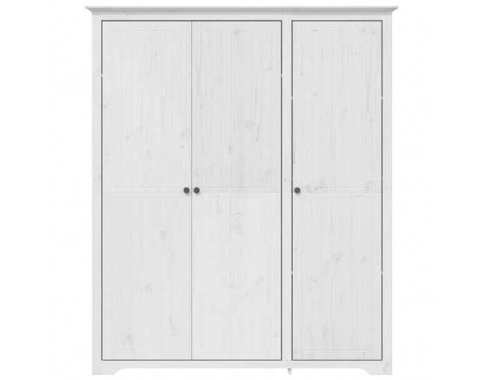 Sonata H Гардероб BODO, бял, 146x53,5x173 см, бор масив