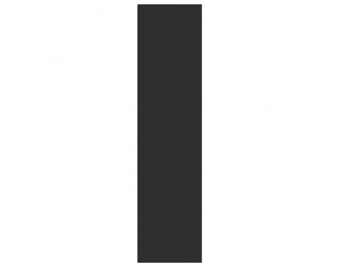 Sonata H Гардероб, черен, 80x50x200 см, инженерно дърво