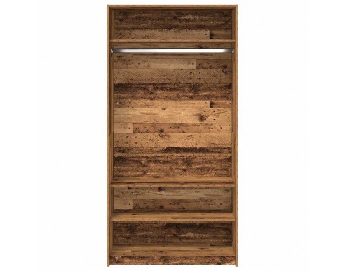 Sonata H Гардероб, старо дърво, 100x50x200 см, инженерно дърво