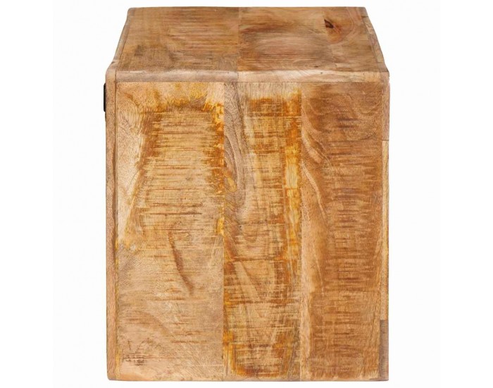 Sonata H Винен рафт Кафяво 44 x 30 x 35 см мангово дърво масив