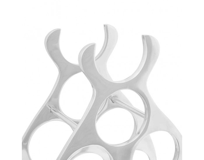 Sonata H Винен рафт Сребрист 38 x 33 x 13 см Алуминий