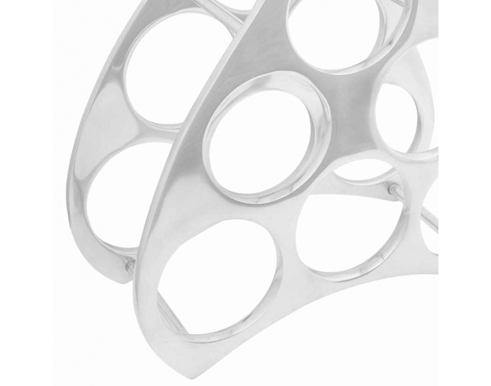 Sonata H Винен рафт Сребрист 38 x 33 x 13 см Алуминий