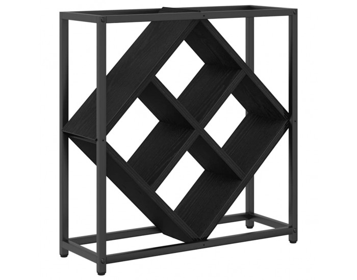 Sonata H Винен рафт Черен дъб 51 x 18 x 52.5 см Инженерно дърво