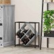 Sonata H Винен рафт Сив 51 x 18 x 52.5 см Инженерно дърво
