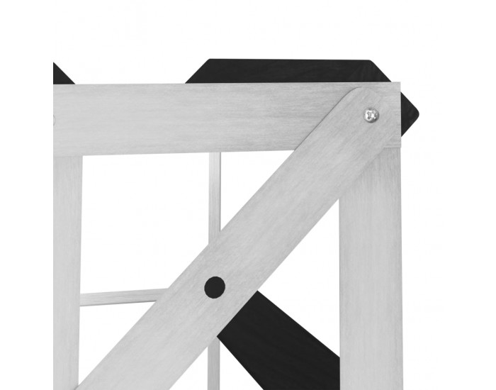 Sonata H Стойка за вино за 12 бутилки, черна, масивна борова дървесина