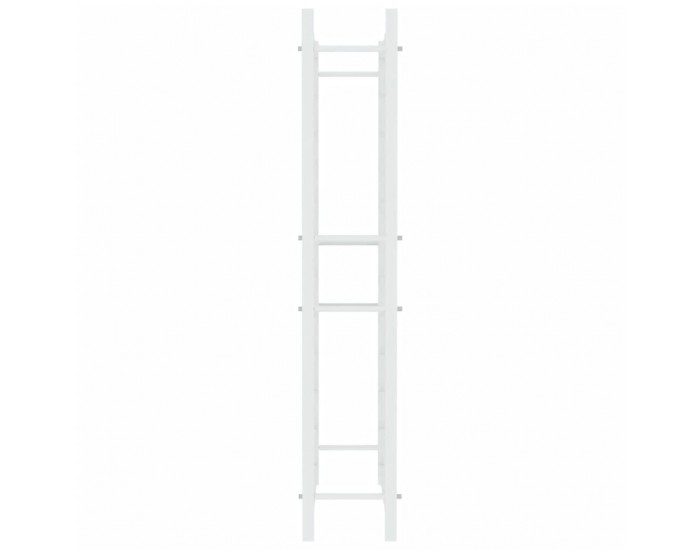 Sonata H Стойка за вино за 72 бутилки, бяла, метална