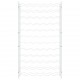 Sonata H Стойка за вино за 72 бутилки, бяла, метална