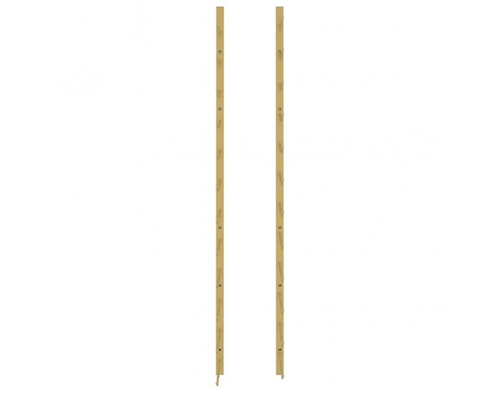 Sonata H Стойка за вино за 36 бутилки, стенен монтаж, златиста, желязо